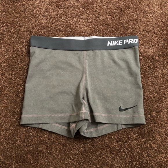 gray nike pros